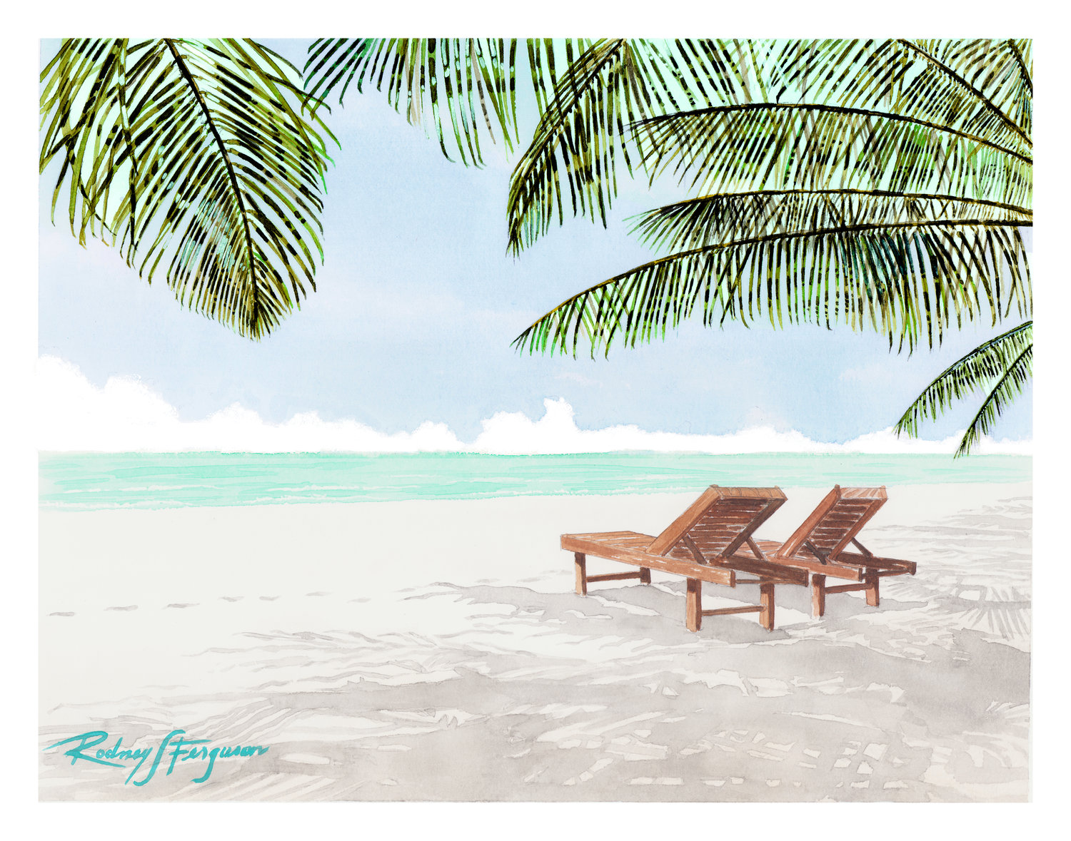 “Catch’n Some Rays” Seven Mile Beach, Grand Caymen